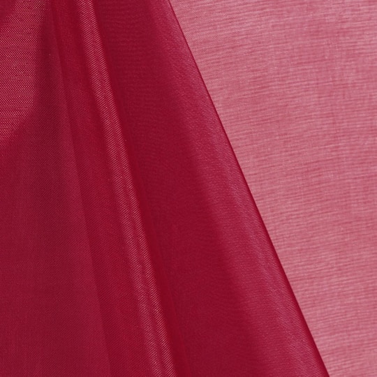 Cranberry Mirror Organza